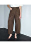 Dokulu barrel fit pantolon - 2