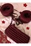 Combed Cotton Thread (300-400Gr) Color-Burgundy Tone