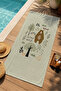 Sailor Red White Lighthouse Coast Patterned 70X150 Beach Towel - Cotton Bath Towel - 2