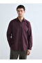 Ozmarka New Season Regular Fit Gabardine Men's Shirt