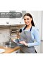 6 Pack Kitchen Towels and Dishcloths Sets,100% Cotton Soft Absorbent Quick Drying Dish Towe - 6