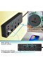 شريط طاقة نيكومي مع 4 منافذ USB (3.1 أمبير)، و6 مقابس كهربائية ومحول مدمج - 6