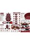 Telford 17 PCS Non-Stick Cookware Set TGC-17M – Eco-Friendly Granite Coated Die-Cast Aluminum Pots & Pans with Lids, Casseroles, Shallow Pot, Frying Pan & Silicone Spatula – Durable, Scratch-Proof, Ea - 2