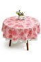 Round washable tablecloth – Waterproof round PVC vinyl tablecloth – Round plastic tablecloth – Round desktop protector – Ideal fo...