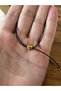 Leather Cord Steel Heart Choker - 5