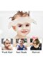 Baby Shower Cap Bath Visor Protection Silicone Adjustable Safe Shower Bathing Cap for Protecto - 2