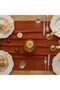 Keketo Fall Thanksgiving Table Runner Terracotta Rust Gauze 120 Inch 10 FT Rustic Burnt Orange Sheer - 4