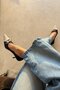 Carla Black Genuine Leather Stiletto - 6
