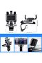 Universal Car Phone Holder, 4-in-1 Mobile Mount for Dashboard, Air Vent & Windshield - Mult - 4