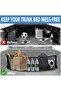 Pickup Truck Cargo Net, Envelope Style Trunk Organizers and Storage Net with 4 Metal Hooks, Fit for - 6