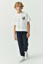 Boy's Tie-Dye Detailed Sweat Bottom - 4