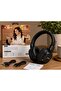 BH205 Wireless Stereo Over-Ear Headphones with 40 Hours Playtime, Bluetooth 6.0, USB-C Charging and Built-in Microphone – Black - 4
