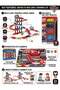 Cars 3-Story Spiral Parking Lot Playset with 4 Mini Die-Cast McQueen Style Racers – Multi-Level Track Set with Gas Station Pit Stop & Road Signs | Durable ABS Plastic Race Garage Game Gif - 2