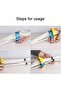 Cable Organizer, Wire Management Tool, Universal Cabling, Cable Management Kit, Black, 12 x - 3