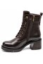 Sarissa Genuine Leather Non-Slip Sole Orthopedic Boots Women's Boots Brown - 4