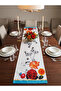 Decorative Runner with Bird and Flower Pattern - 40X140 cm - 2