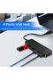 موزع USB، محول USB 2.0 بـ 4 منافذ لتوسيع إمكانات الكمبيوتر المحمول ومحركات الأقراص الفلاشية ووحدات التحكم والطابعات - 2