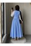Women's Hijab Double Vest & Skirt Flared Set - 4