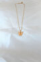 Gold Plated Yellow Color Pearlescent Butterfly Necklace - 2