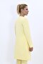 Zero Collar Plain Long Coat-Yellow - 5
