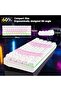 كيبورد العاب ميكانيكي باضاءة خلفية LED من ييليما، 104 مفتاح سريع الاستجابة واجهة USB، كيبورد سلكي مق - 3
