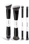 4 PCS Foundation Contour Conceal Brush Set, Makeup Brushes, Eyeshadow Concealer Brush, Double