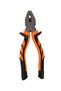 Combination Plier 8Inch Orange Black - Multi Purpose Plier for Electrical Work - 3