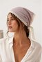 Betty Bands Women's Burgundy White Striped Lace Detailed Triangle Tie Bandana Hair Scarf Accessory Scarf Shawl - 3
