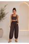 Women's Wide Leg Pants |   Elastic Waist, Comfortable Cut, Tie at the Hem, Sizes 36-52