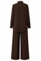 Brown Gold Buttoned Design Shirt and Trousers Set - 8856 - 2