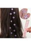 Hair Cube - Flowered Lila Color (8 Pieces)-Hair Accessory - 2