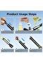 2 Pcs Car Perfume Diffuser, with 12 Odorless Refill Sticks, Essential Oil Car Diffuser for C - 3