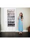 2 Pack White Over Door Shoe Organizer with 24 Mesh Pockets, Space Saving Hanging Storage Rack for Cl - 4