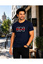Believe in Yourself Premium Unisex T-Shirt 100% Cotton Modern Navy Blue T-Shirt - 4