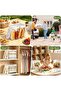 2 PCS 𝐓𝐨𝐲 Storage Bins with Clear Lids & Handles, 12 Inch Cube PVC Storage Organizer Boxes, Foldable - 7