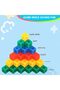 100PCS Math Manipulatives for Kids Ages 3-8 | Linking Snap Cubes for Kindergarten & Elementary Count - 2