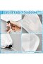 Pool vacuum bags - fine mesh - 4-piece set - white - 2