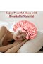 Satin Bonnet Silk Bonnet for Sleeping with Adjustable Elastic Tie Band, Hair Cap Extra Large Double - 6