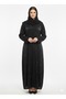 Midnight Diamonds on Net Abaya | Rizqé Luxury Black All Over diamonds Mesh Modest Wrap