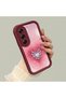 Tecno Camon 40 Pro 5g Compatible Pink Gradient Heart Spider Web Pattern Silicone Case