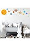 Space Wall Decals, Removable Universe Wallpaper Decor, Adhesive Planet Solar System Sticker - 2