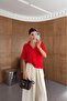 Polo Collar Red Knitwear - 2
