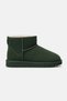 Women's Suede Fur Lined Short Boots Daily Comfortable Warm Soled Winter Shoes