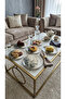 Marble 6-Piece Porcelain Cake Plate Set - 4