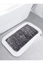 Jute Plush Non-Slip Base Washable Bathroom Kitchen Door Mat 40X60 cm - 2