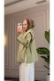 6558 - Stylish, Comfortable, Underarm Side Tie Detail, Woven Soft Fabric, Women's Poplin Shirt-Tunic - 3