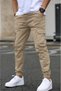 Men's Cargo Pocket Pants Cotton Jogger Pants Elastic Cuff Comfortable Fit - 3