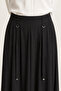Segmented Flared Black Skirt 4880 - 2