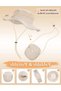 Women's cotton sun hat with UV protection and a wide brim, perfect for the beach, hiking, outdoor activities. - 3