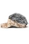 Men's camouflage baseball cap with wig adjustable back buckle. - 3